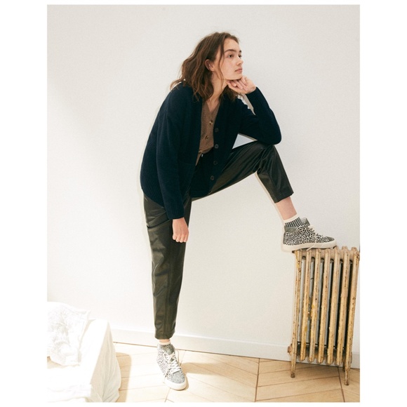 Madewell • Sidewalk High-Top Sneakers in Spot Mix Suede • Size 7.5 - Picture 4 of 9